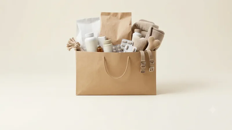 Bolsa de pedido lista para entregar